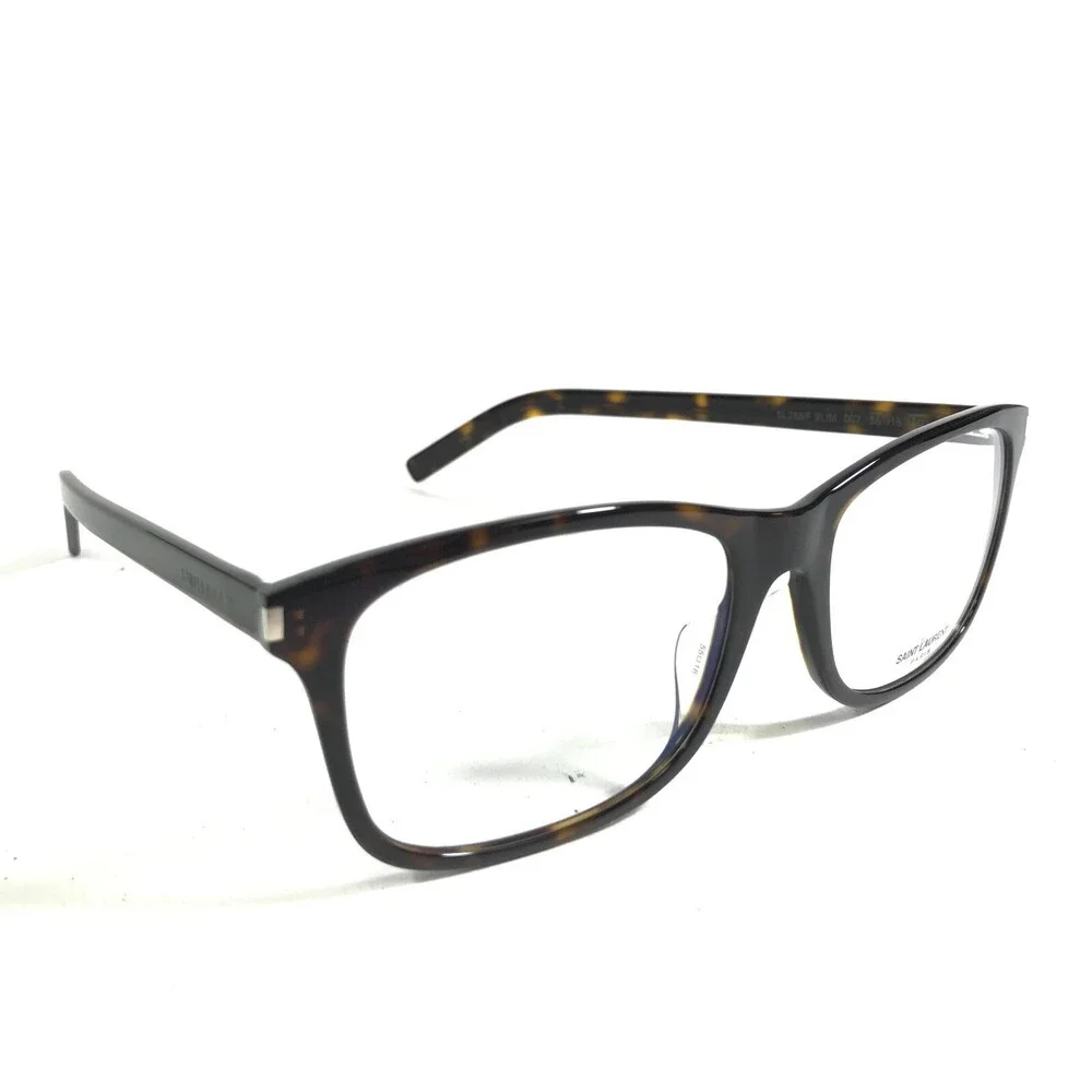 Saint Laurent Eyeglasses Frames SL 288/F SLIM 002 Tortoise Square 55-18-150